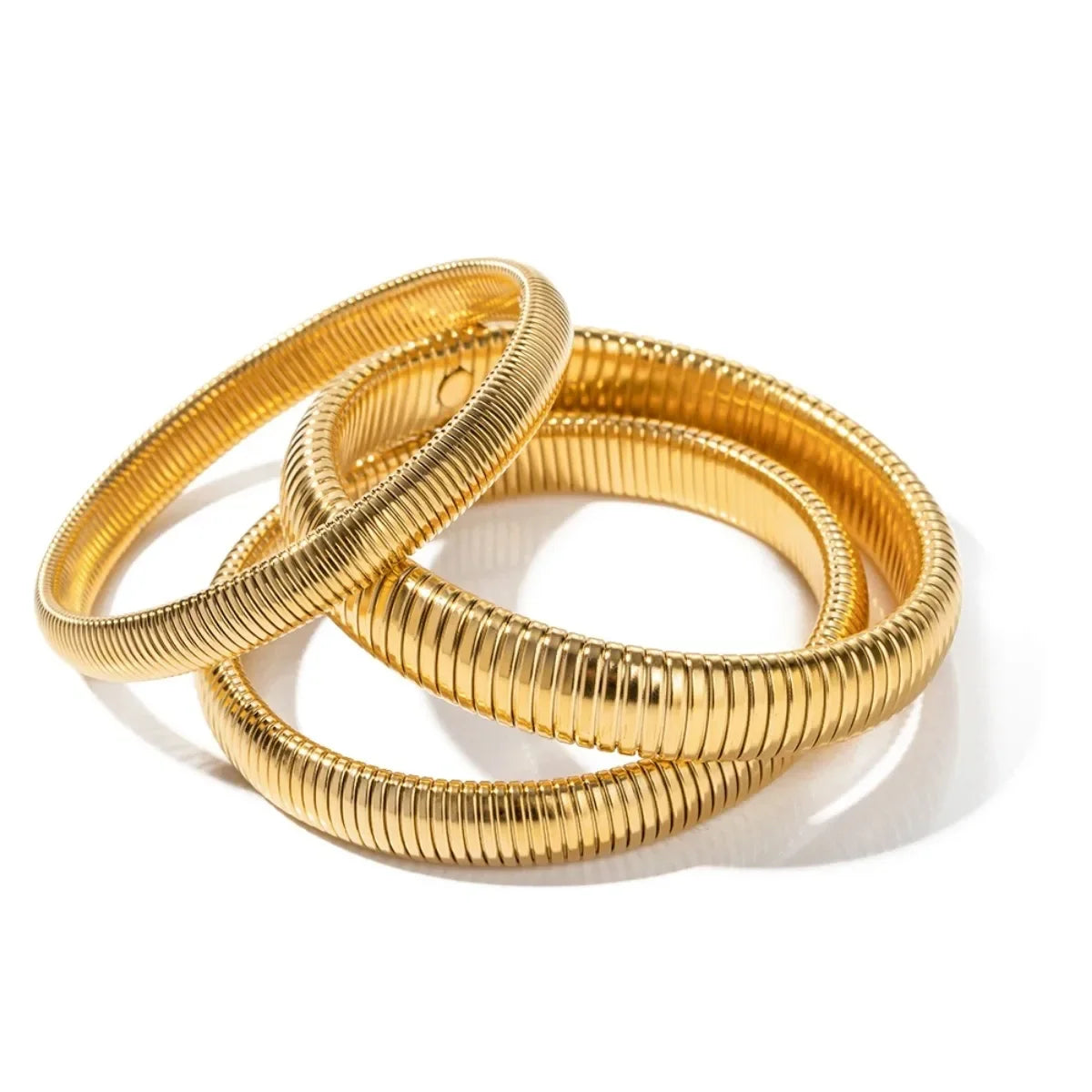 Bracciale “Aligned” – Armonia Essenziale in Oro