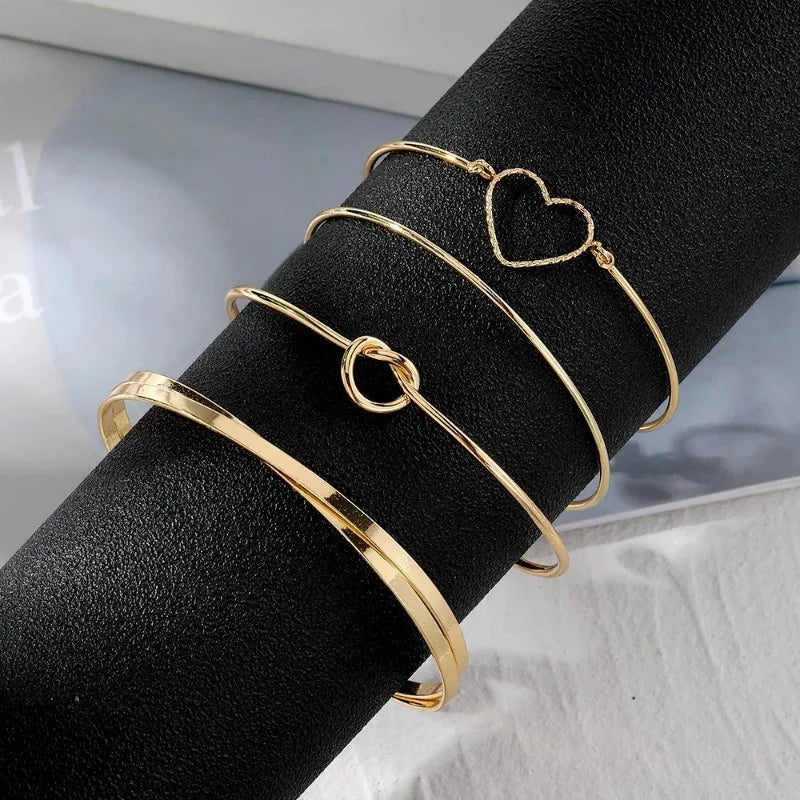 Set Bracciali “Golden Soul” – Eleganza Minimal in Oro