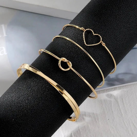 Set Bracciali “Golden Soul” – Eleganza Minimal in Oro
