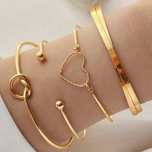 Set Bracciali “Golden Soul” – Eleganza Minimal in Oro