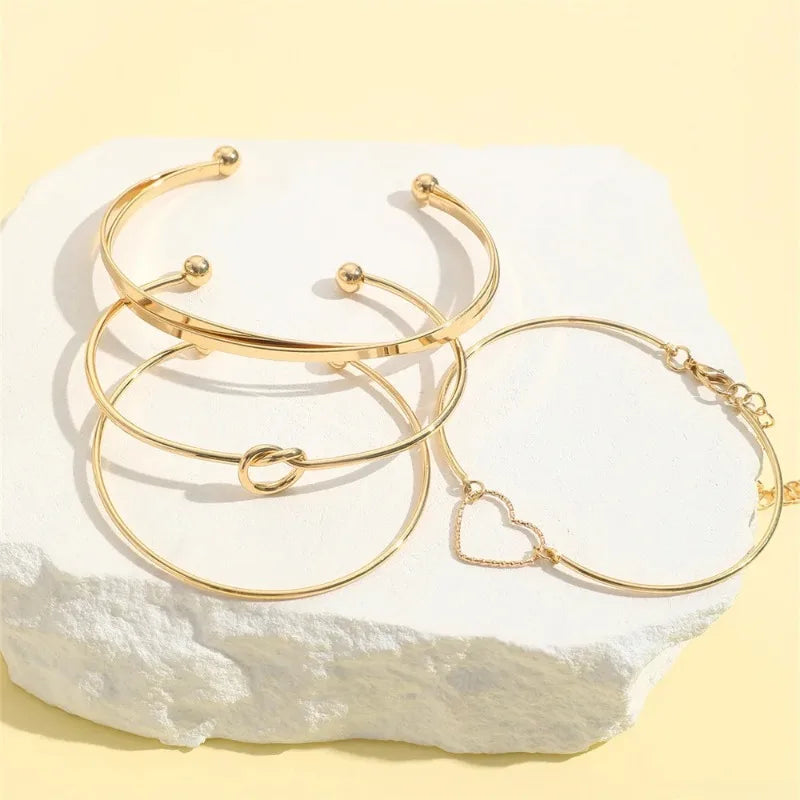 Set Bracciali “Golden Soul” – Eleganza Minimal in Oro