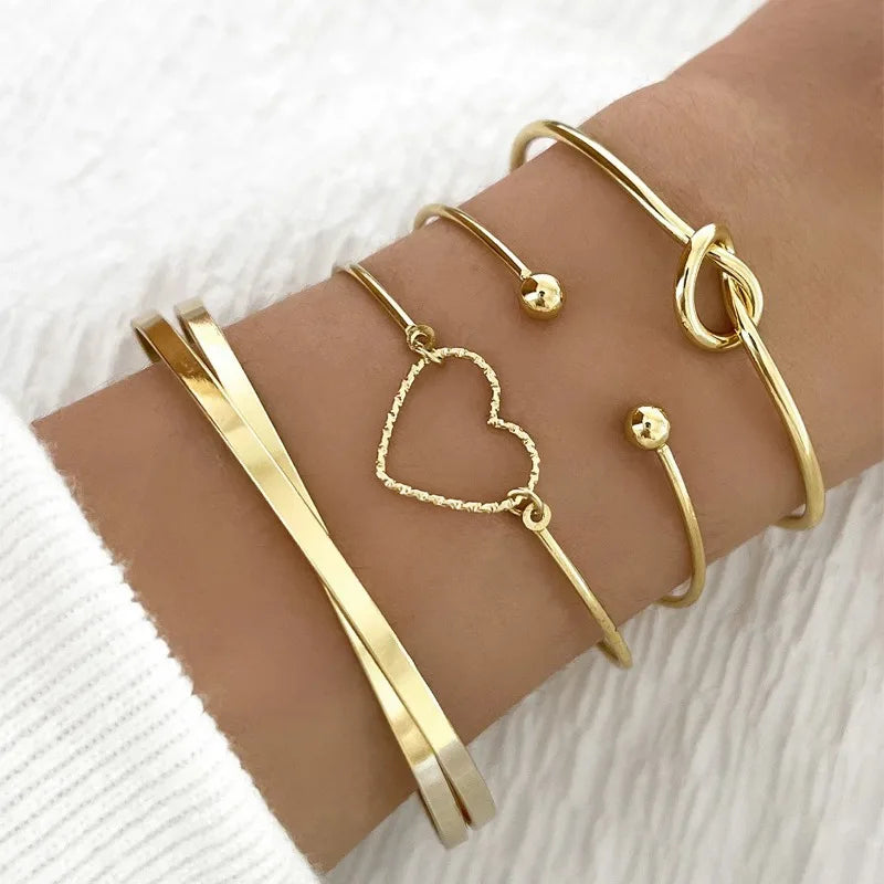 Set Bracciali “Golden Soul” – Eleganza Minimal in Oro